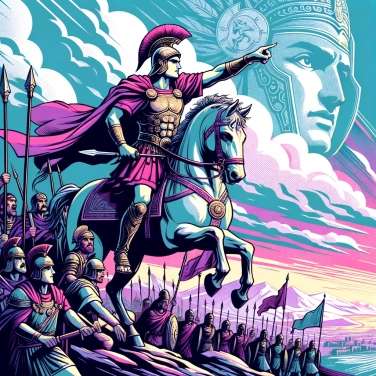 Explica por qué Alejandro Magno decidió conquistar el imperio persa.
