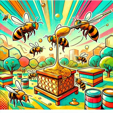 Explica por qué algunas abejas recolectan resina para construir sus colmenas?