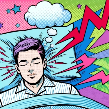 Explica por qué algunas personas sienten hormigueo al dormir.