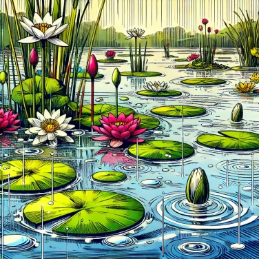 Explica por qué algunas plantas acuáticas flotan en la superficie del agua ?