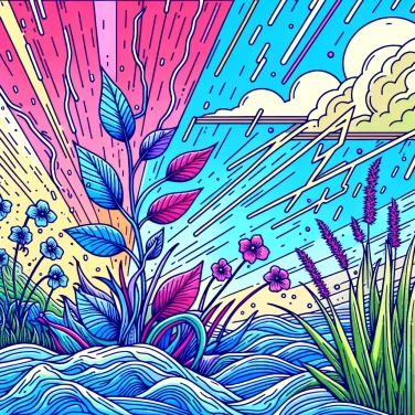 Explica por qué algunas plantas crecen en lugares difíciles.