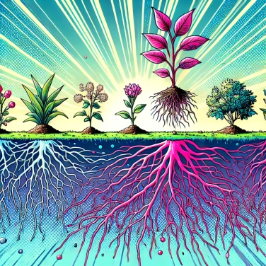 Explica por qué algunas plantas tienen un sistema de raíces profundo.
