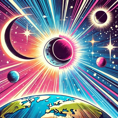 Explica por qué algunas regiones del mundo tienen eclipses totales con más frecuencia que otras.