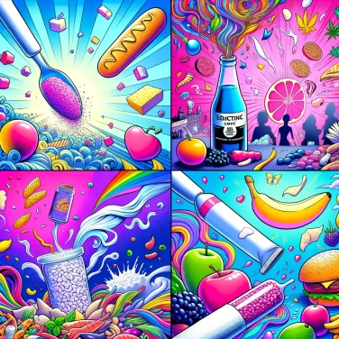 Explica por qué algunos alimentos son más adictivos que otros.