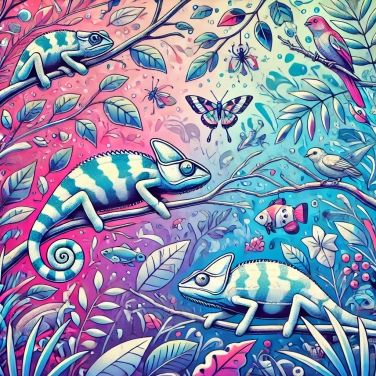 Explica por qué algunos animales tienen un camuflaje perfecto.