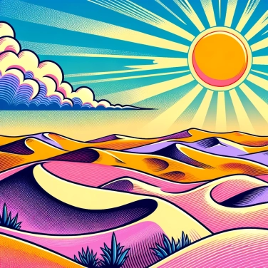 Explica por qué algunos desiertos tienen dunas en forma de media luna.