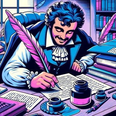 Explica por qué algunos escritores eligen utilizar plumas y tinteros tradicionales para escribir sus obras literarias.