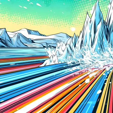 Explica por qué algunos glaciares se mueven más rápido que otros.