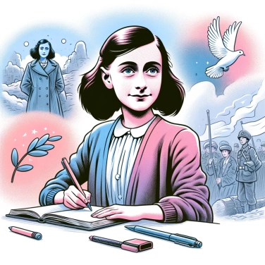 Explica por qué Anne Frank se convirtió en un símbolo de la resistencia frente a la opresión durante la Segunda Guerra Mundial.