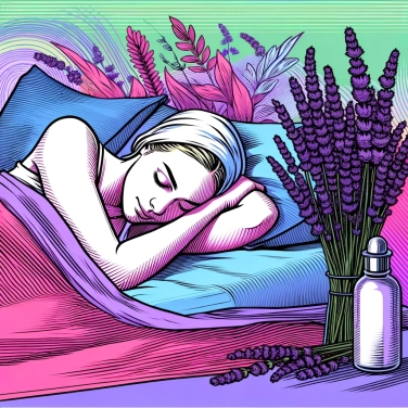 Explica por qué el aceite de lavanda favorece un sueño reparador.