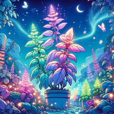 Explica por qué el albahaca es considerada una planta mágica por algunas culturas.