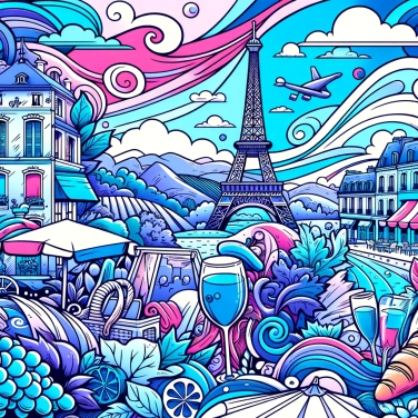 Explica por qué el azul es el color de Francia.