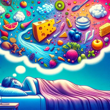 Explica por qué el consumo de ciertos alimentos puede influir en nuestros sueños.