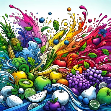 Explica por qué el consumo de frutas y verduras de colores es beneficioso para la salud?