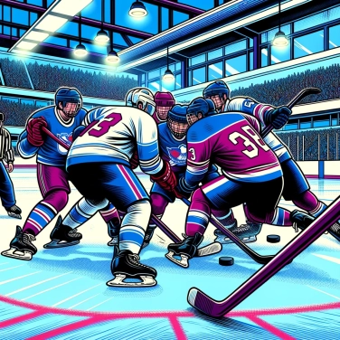 Explica por qué el hockey sobre hielo permite el contacto físico entre jugadores.