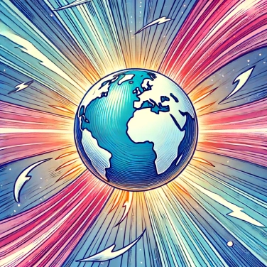 Explica por qué el magnetismo terrestre protege a la Tierra de los vientos solares.