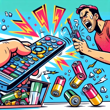 Explica por qué el mando a distancia deja de funcionar cuando las pilas están invertidas.