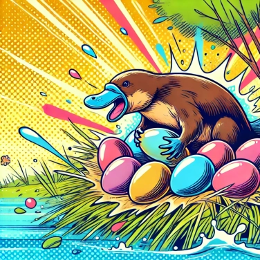 Explica por qué el ornitorrinco pone huevos a pesar de ser un mamífero.
