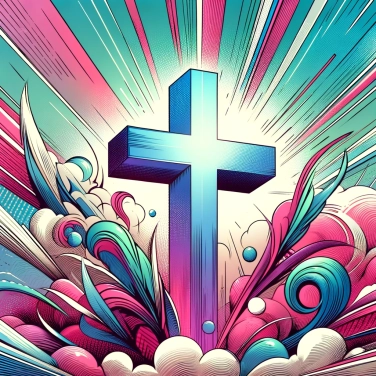 Explica por qué el símbolo de la cruz está asociado con la religión cristiana.