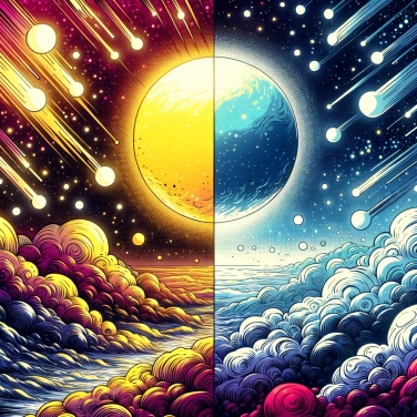 Explica por qué el sol es amarillo mientras que las estrellas son blancas.