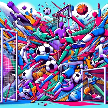 Explica por qué el tamaño de las porterías varía según los deportes colectivos.