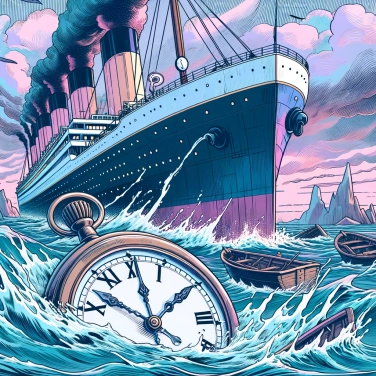 Explica por qué el Titanic se hundió tan rápidamente.