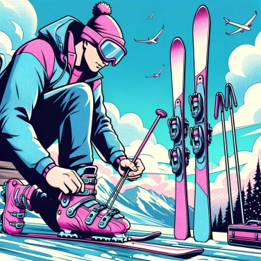 Explica por qué es importante mantener en buenas condiciones el equipo de esquí.