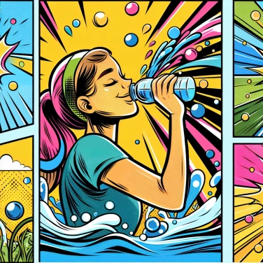 Explica por qué es necesario beber agua.