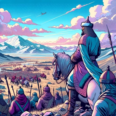 Explica por qué Gengis Khan conquistó un territorio tan extenso.