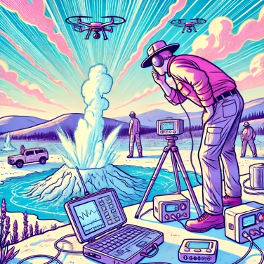 Explica por qué la caldera de Yellowstone es vigilada de cerca por los científicos.