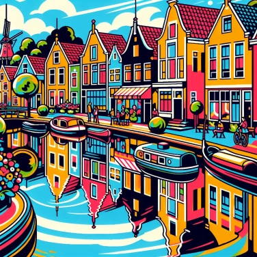 Explica por qué la ciudad de Giethoorn (en los Países Bajos) casi no tiene carreteras, sino canales.