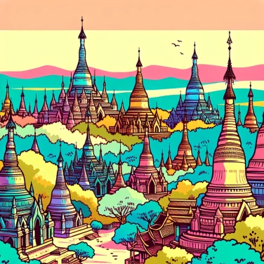 Explica por qué la ciudad de Mrauk U (en Birmania) está salpicada de antiguas pagodas desconocidas.