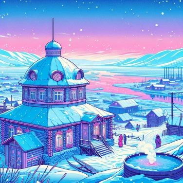 Explica por qué la ciudad de Oymyakon (en Rusia) es uno de los lugares habitados más fríos del mundo.