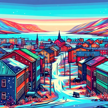 Explica por qué la ciudad de Pyramiden (en Noruega) se ha convertido en una ciudad fantasma congelada en el tiempo.