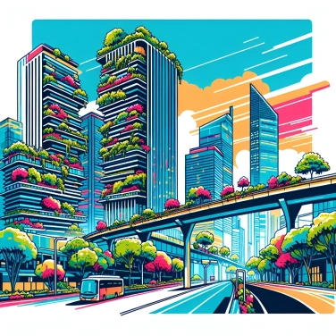 Explica por qué la ciudad de Singapur invierte masivamente en la naturaleza en la ciudad.