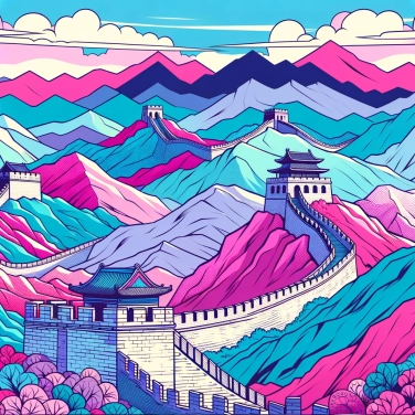 Explica por qué la Gran Muralla China fue construida para protegerse de los invasores.