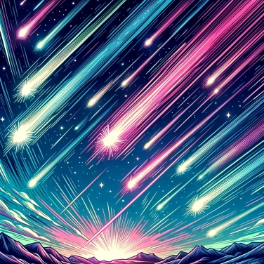 Explica por qué la lluvia de estrellas fugaces de las Perseidas se produce cada año.