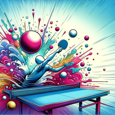 Explica por qué la pelota rebota tan alto en el tenis de mesa.