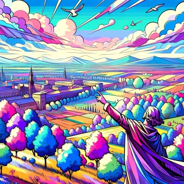 Explica por qué la perspectiva aérea era utilizada para crear paisajes realistas en las pinturas del Renacimiento.