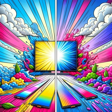 Explica por qué la tecnología OLED ofrece colores más vibrantes que las pantallas LCD.