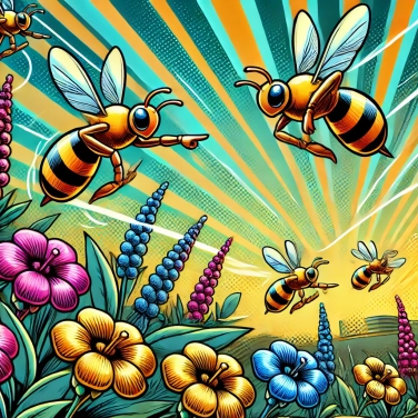 Explica por qué las abejas obreras deben señalar la ubicación de las flores.