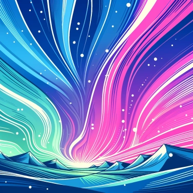 Explica por qué las auroras boreales cambian constantemente de forma.