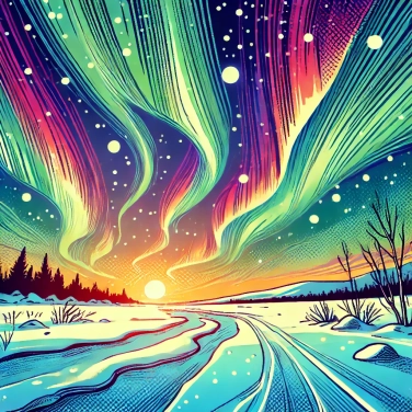 Explica por qué las auroras boreales ocurren principalmente en invierno.