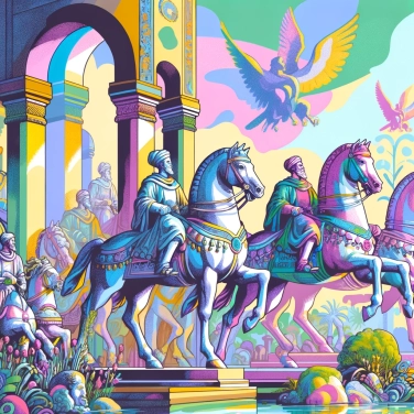 Explica por qué las estatuas ecuestres son tan populares en el arte escultórico.