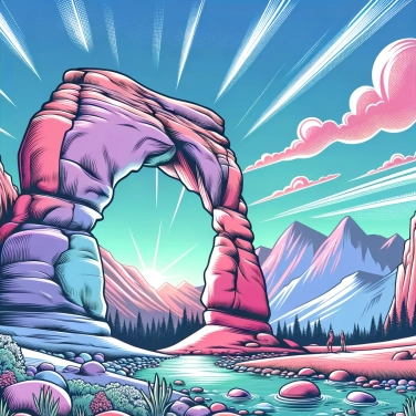 Explica por qué las formaciones rocosas en forma de arco son tan raras en la naturaleza.