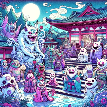 Explica por qué las leyendas japonesas destacan a los yokai.
