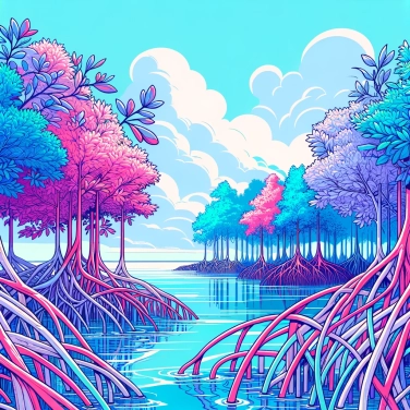 Explica por qué las manglares son tan vitales para los ecosistemas costeros.