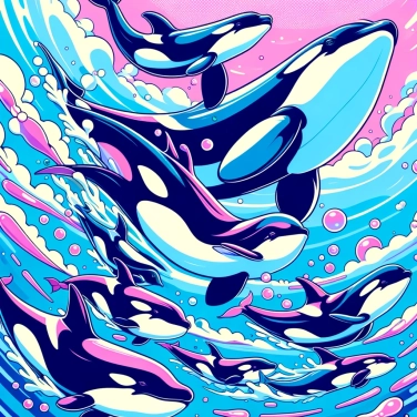 Explica por qué las orcas cazan en grupo.