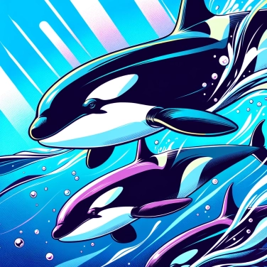Explica por qué las orcas también son conocidas como ballenas asesinas.