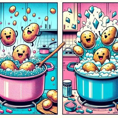 Explica por qué las papas se vuelven blandas si se cocinan en agua con sal.